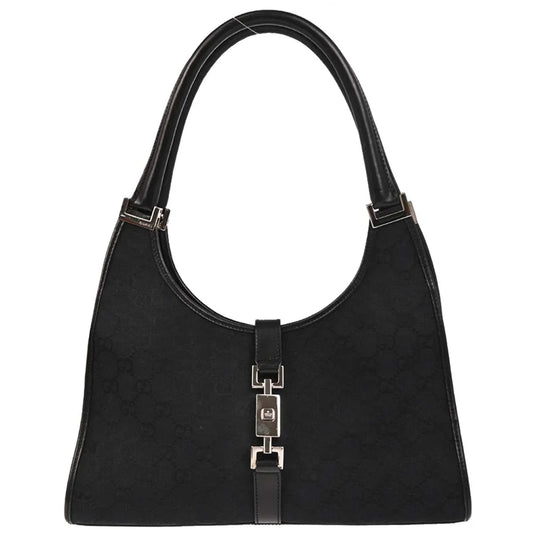 Gucci Black GG Jackie Handbag