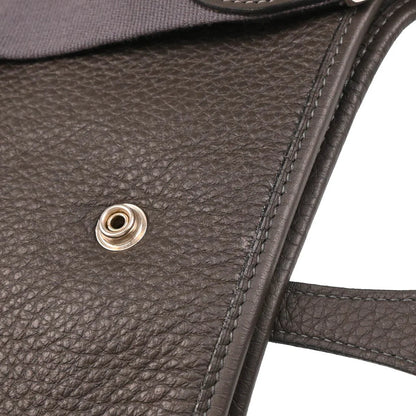 Hermes 2004 Ebene Taurillon Clemence Evelyne 1 PM Shoulder Bag