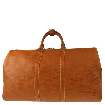 Louis Vuitton 1997 Brown Epi Keepall 50 Travel Handbag M42968