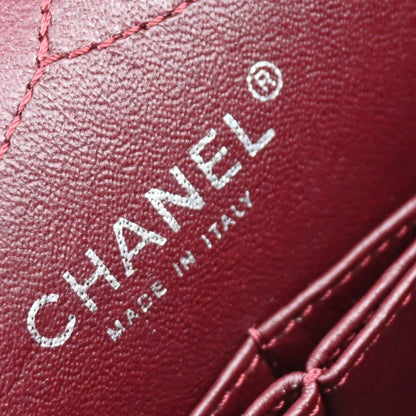Chanel 2009-2010 Black Calfskin 2.55 Classic Double Flap Shoulder Bag