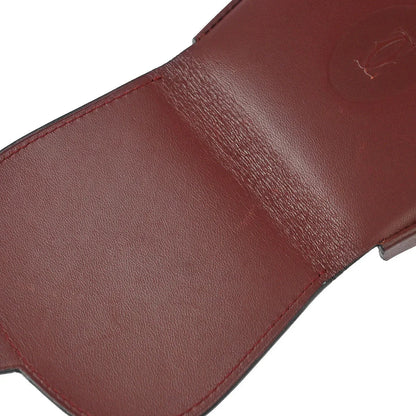 Cartier Must de Cartier Bordeaux Coin Purse Wallet