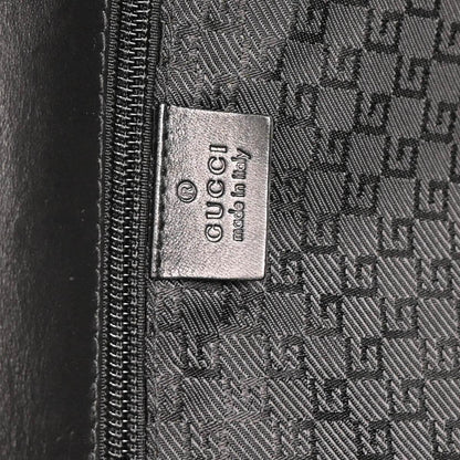 Gucci Black Canvas 2way Duffle Shoulder Handbag