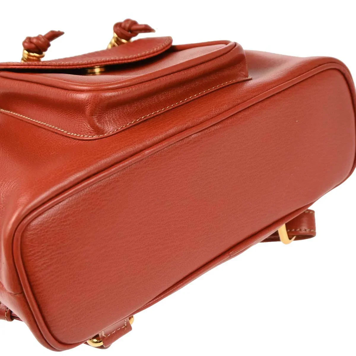 Loewe Vermilion Red Leather Velazquez Backpack