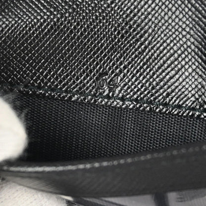 Prada Black Nylon Cardholder Small Good