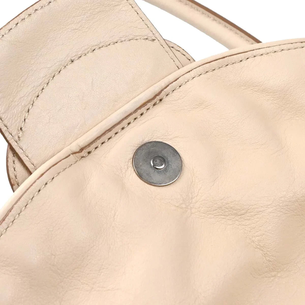 Christian Dior 2006 Ivory Leather Handbag