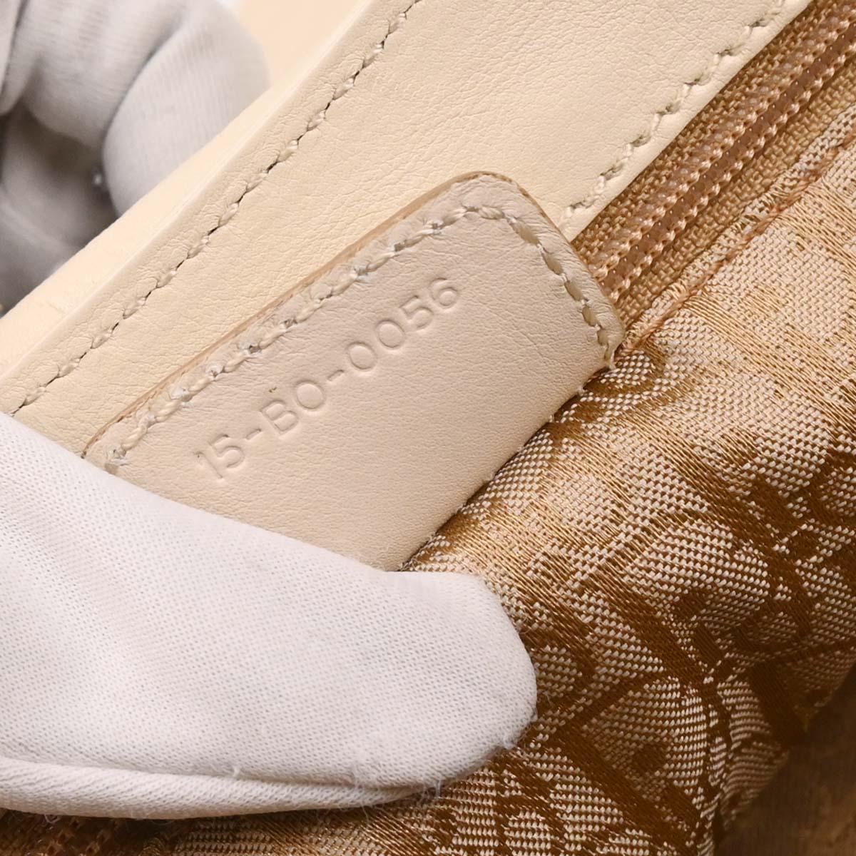 Christian Dior 2006 Ivory Leather Handbag