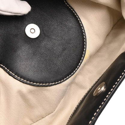 Salvatore Ferragamo Black Leather Handbag