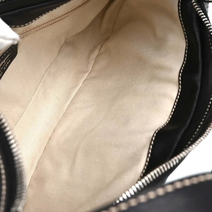 Salvatore Ferragamo Black Leather Handbag