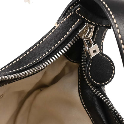 Salvatore Ferragamo Black Leather Handbag