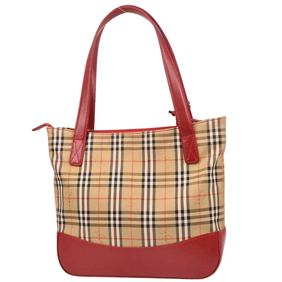 Burberry Beige House Check Tote Handbag
