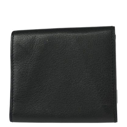 Cartier Black Leather Coin Purse Wallet