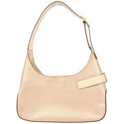 Salvatore Ferragamo Beige Leather Handbag