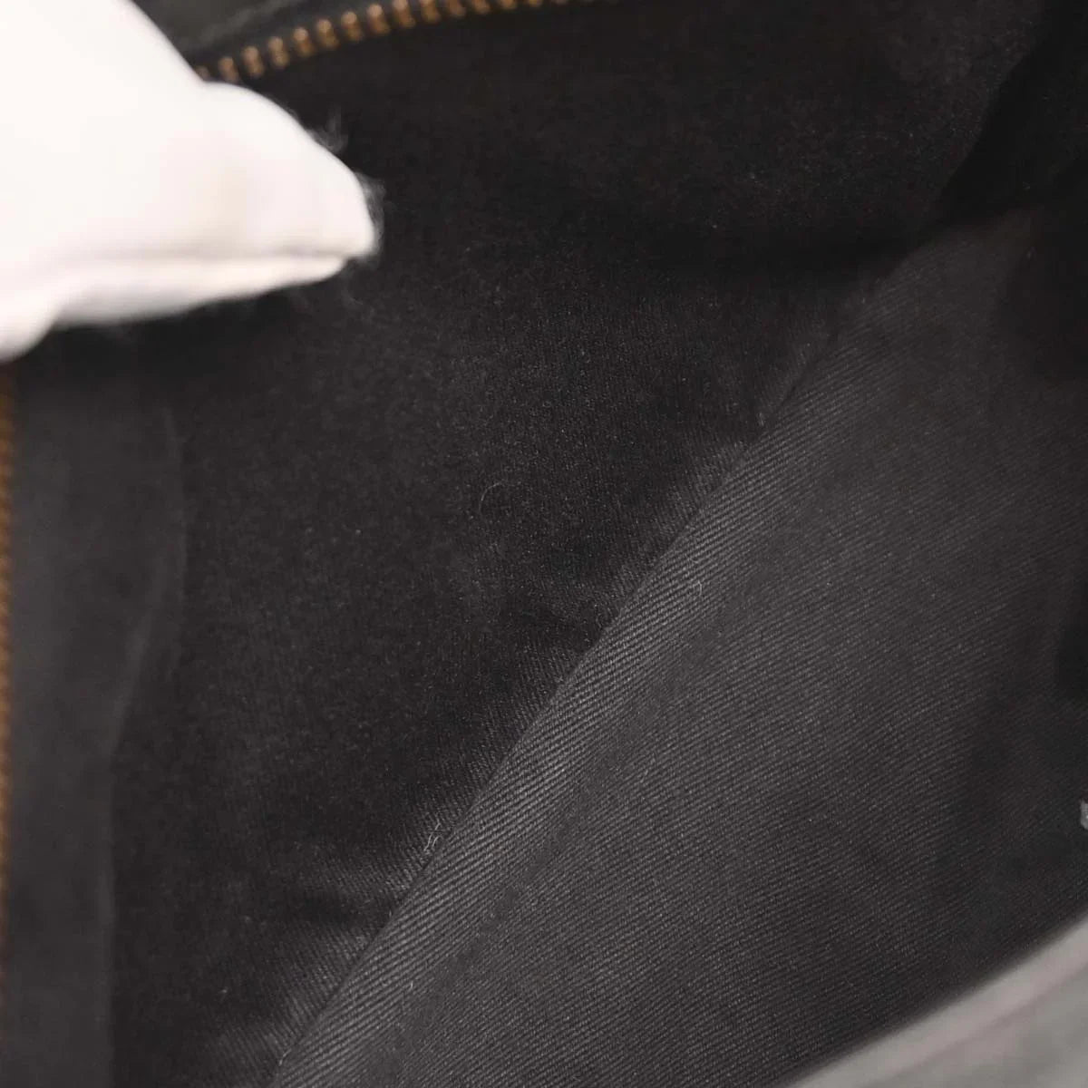 Gucci Black Canvas GG Handbag