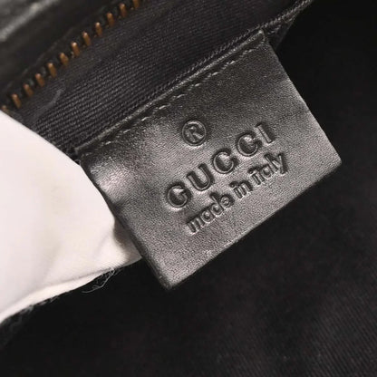 Gucci Black Canvas GG Handbag