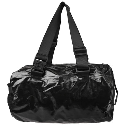 Chanel 2006-2008 Black PVC Sport Line Shoulder Bag