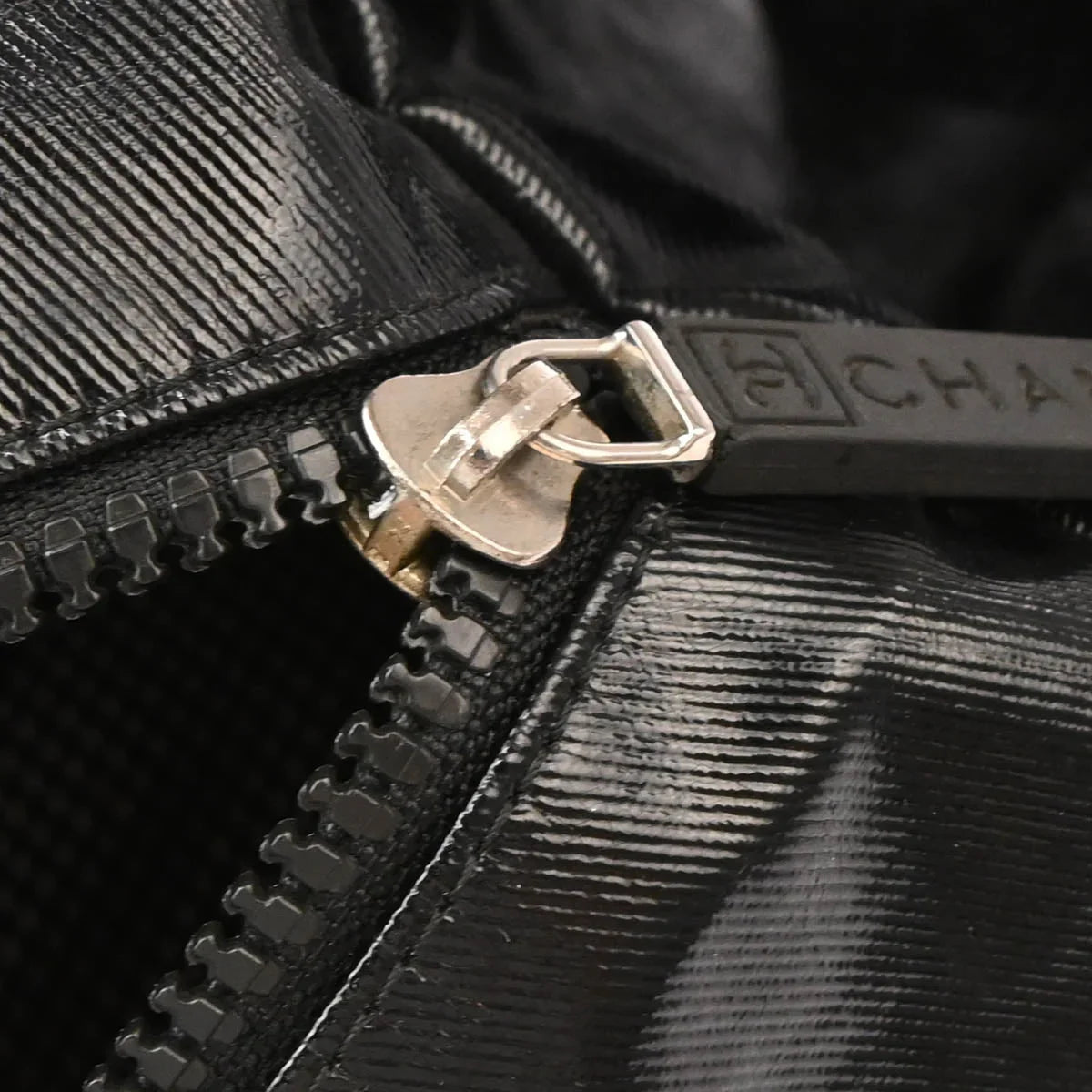 Chanel 2006-2008 Black PVC Sport Line Shoulder Bag