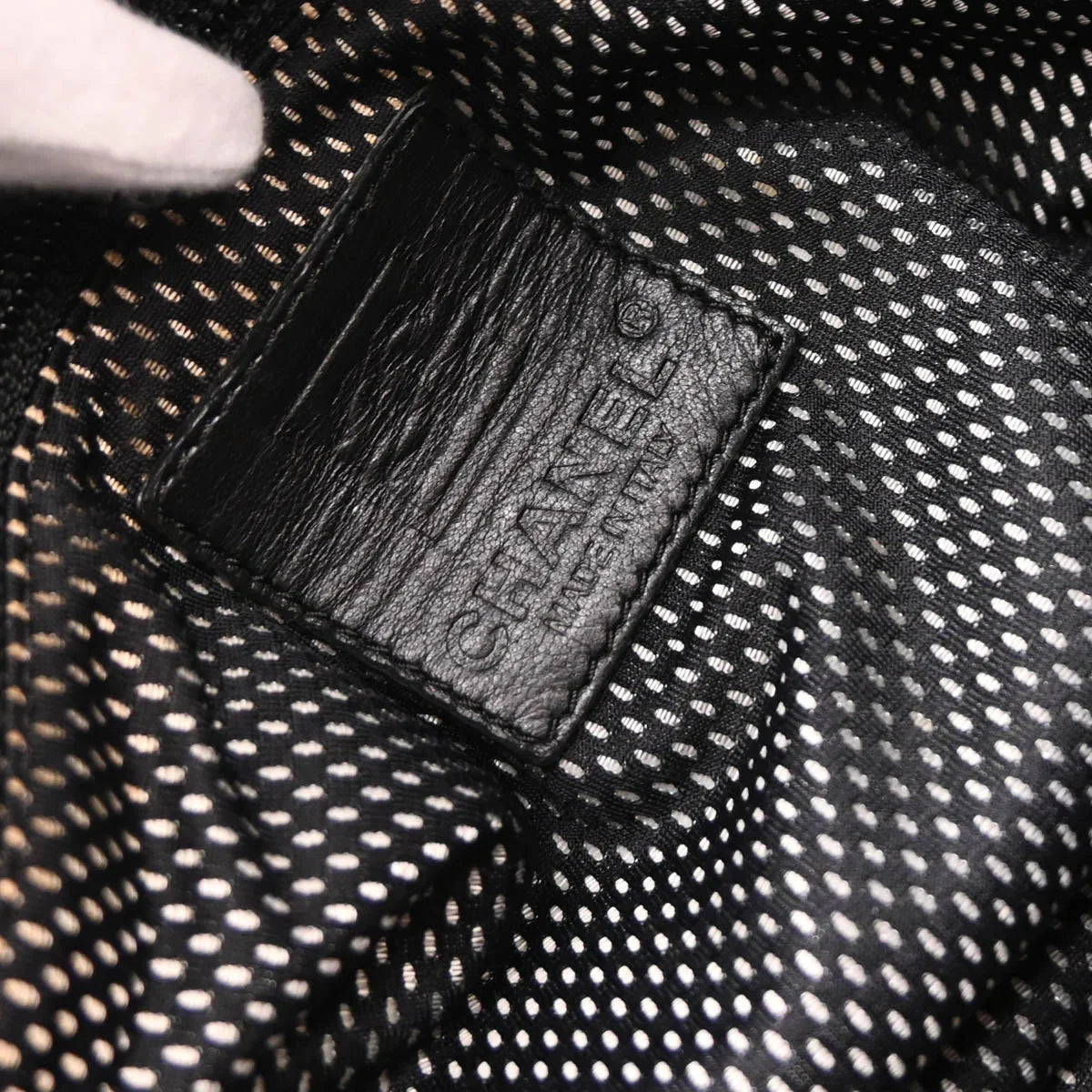 Chanel 2006-2008 Black PVC Sport Line Shoulder Bag