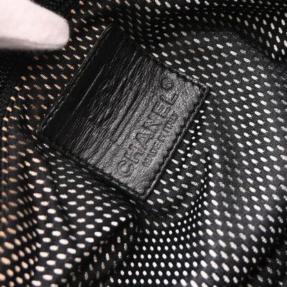 Chanel 2006-2008 Black PVC Sport Line Shoulder Bag
