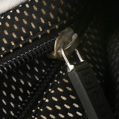 Chanel 2006-2008 Black PVC Sport Line Shoulder Bag