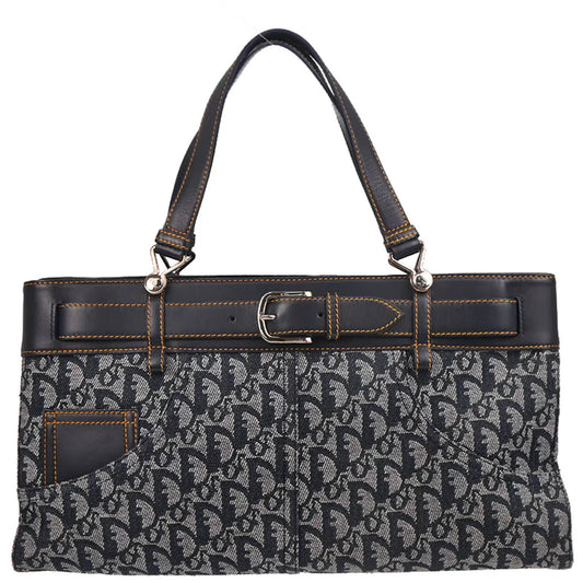 Christian Dior 2001 Navy Trotter Handbag