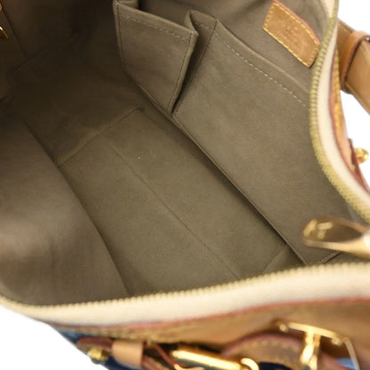 Louis Vuitton 2009 Black Monogram Multicolor Greta Shoulder Bag M40196