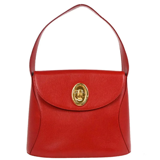 Christian Dior Red Leather Handbag