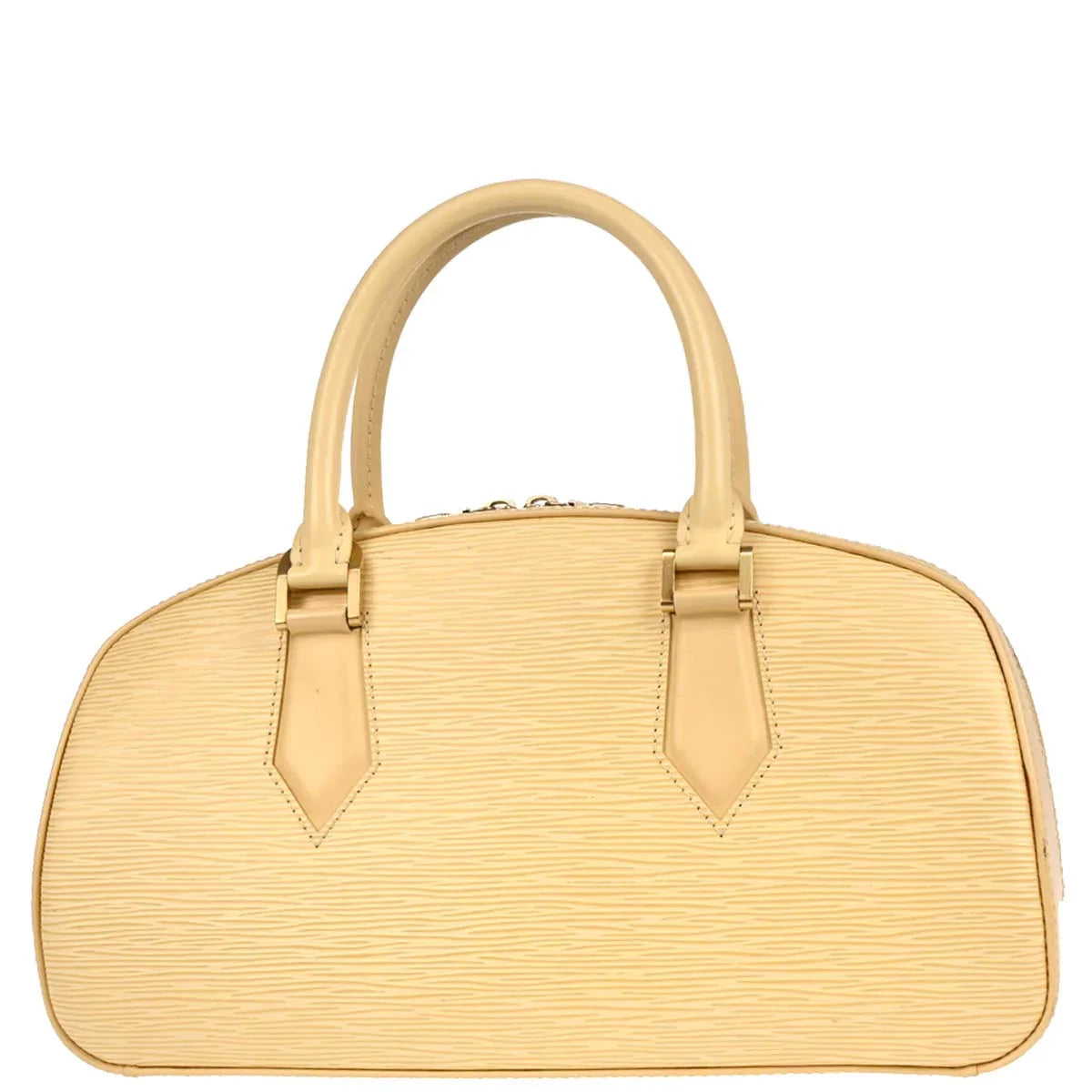 Louis Vuitton 2002 White Epi Jasmin Handbag M5208A