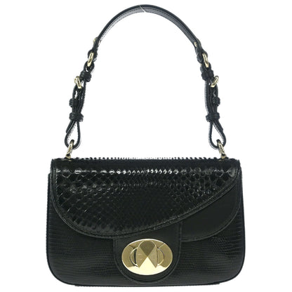 Christian Dior * 2010 Black Python Handbag