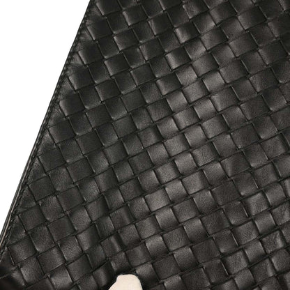Bottega Veneta Black Intrecciato Crossbody Shoulder Bag