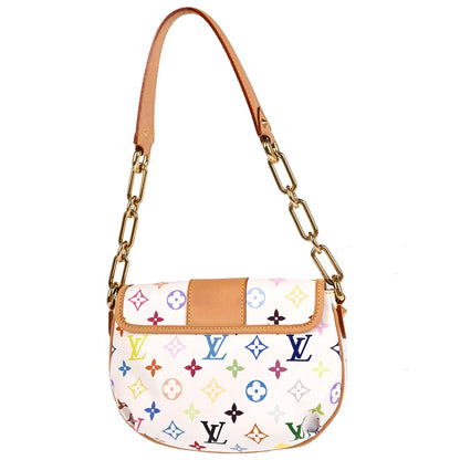 Louis Vuitton 2010 White Monogram Multicolor Patty Chain Handbag M40305