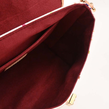 Louis Vuitton 2010 White Monogram Multicolor Patty Chain Handbag M40305