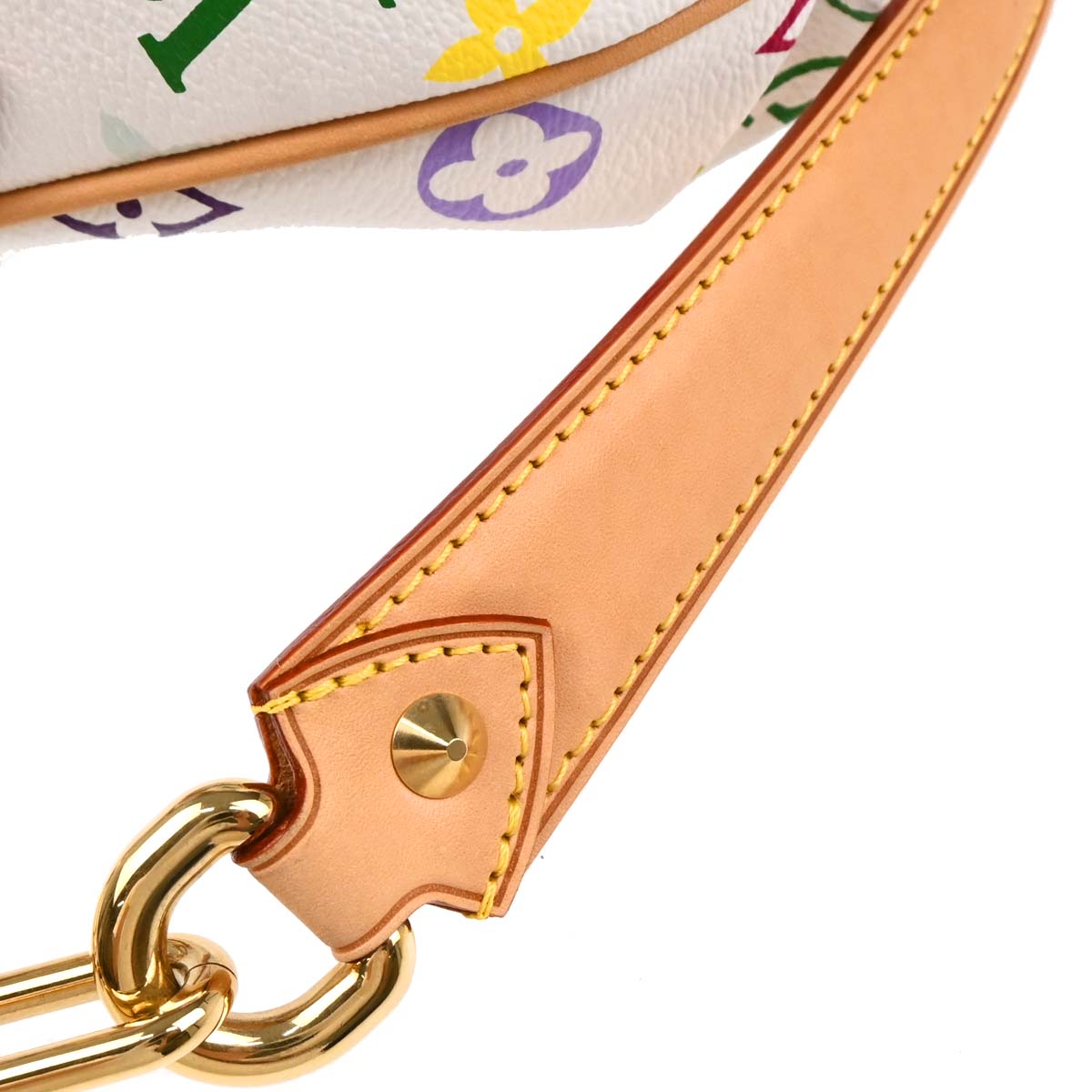 Louis Vuitton 2010 White Monogram Multicolor Patty Chain Handbag M40305