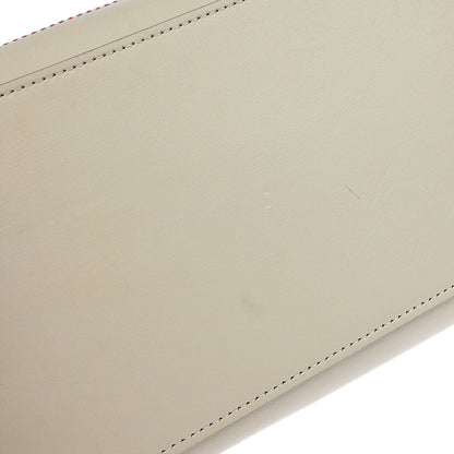 Celine White Leather Micro Luggage Tote Bag
