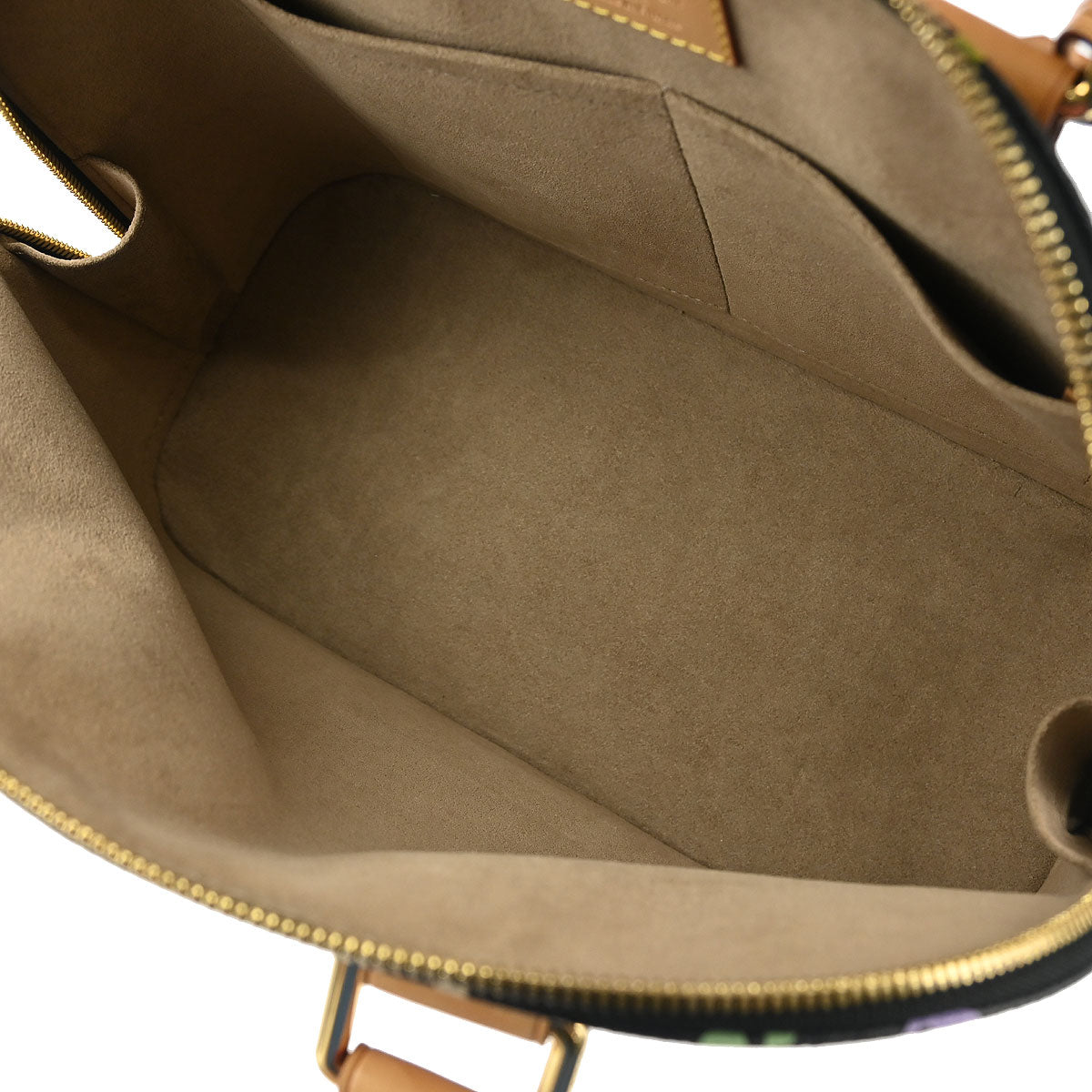 Louis Vuitton 2014 Black Monogram Multicolor Alma PM Handbag M40444