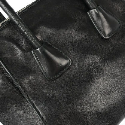 Prada Black Calfskin 2way Shoulder Tote Bag