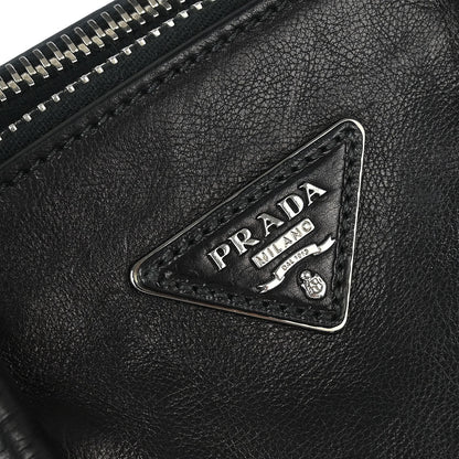 Prada Black Calfskin 2way Shoulder Tote Bag