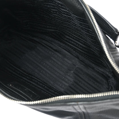 Prada Black Calfskin Shoulder Bag