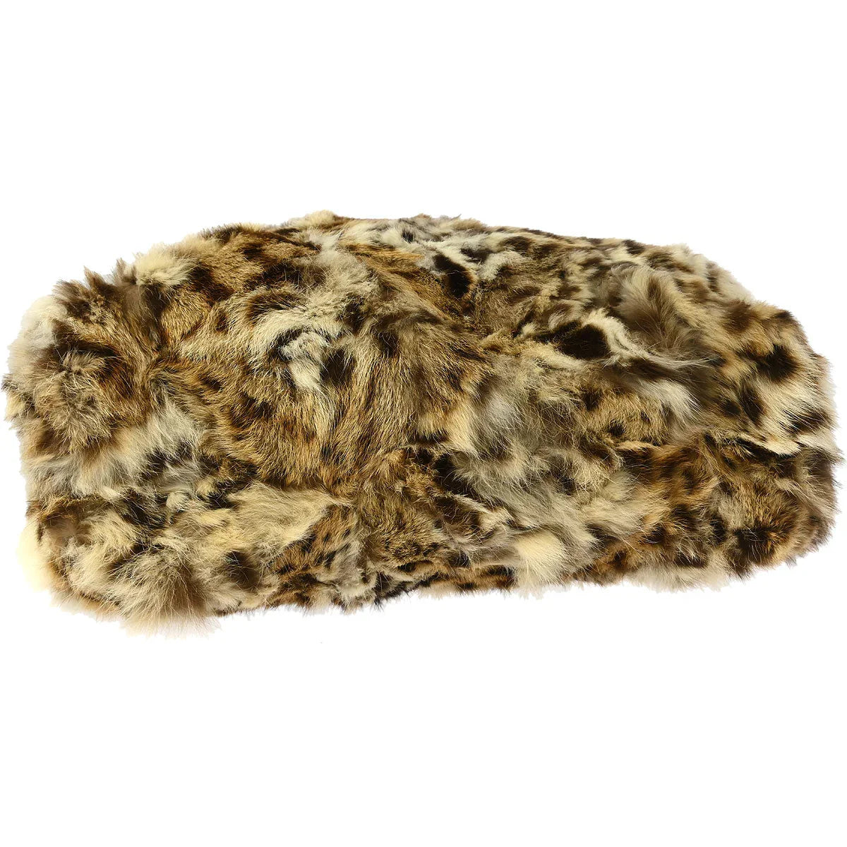 Fendi * Beige Lynx Fur Tote Handbag