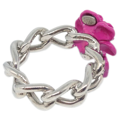 Chanel Ring Silver Camellia #53 04P