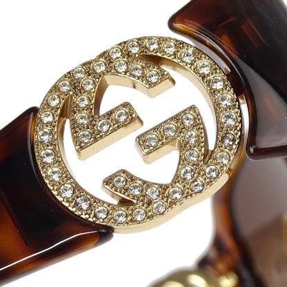 Gucci Sunglasses Eyewear Brown Rhinestone