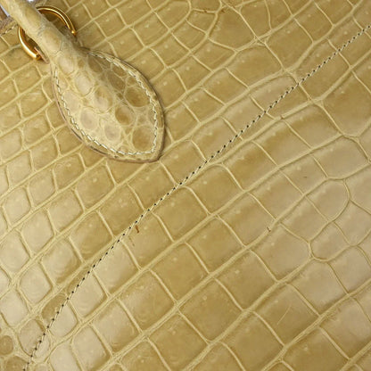 Hermes * Poussiere Porosus Bolide 35 Handbag