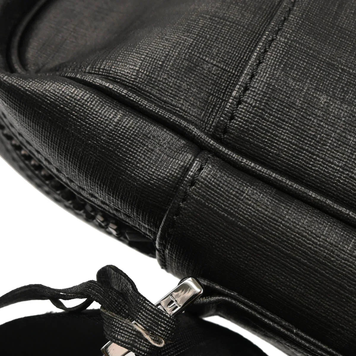 Fendi 2007 Black Zucca Messenger Bag
