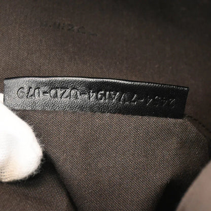 Fendi 2007 Black Zucca Messenger Bag