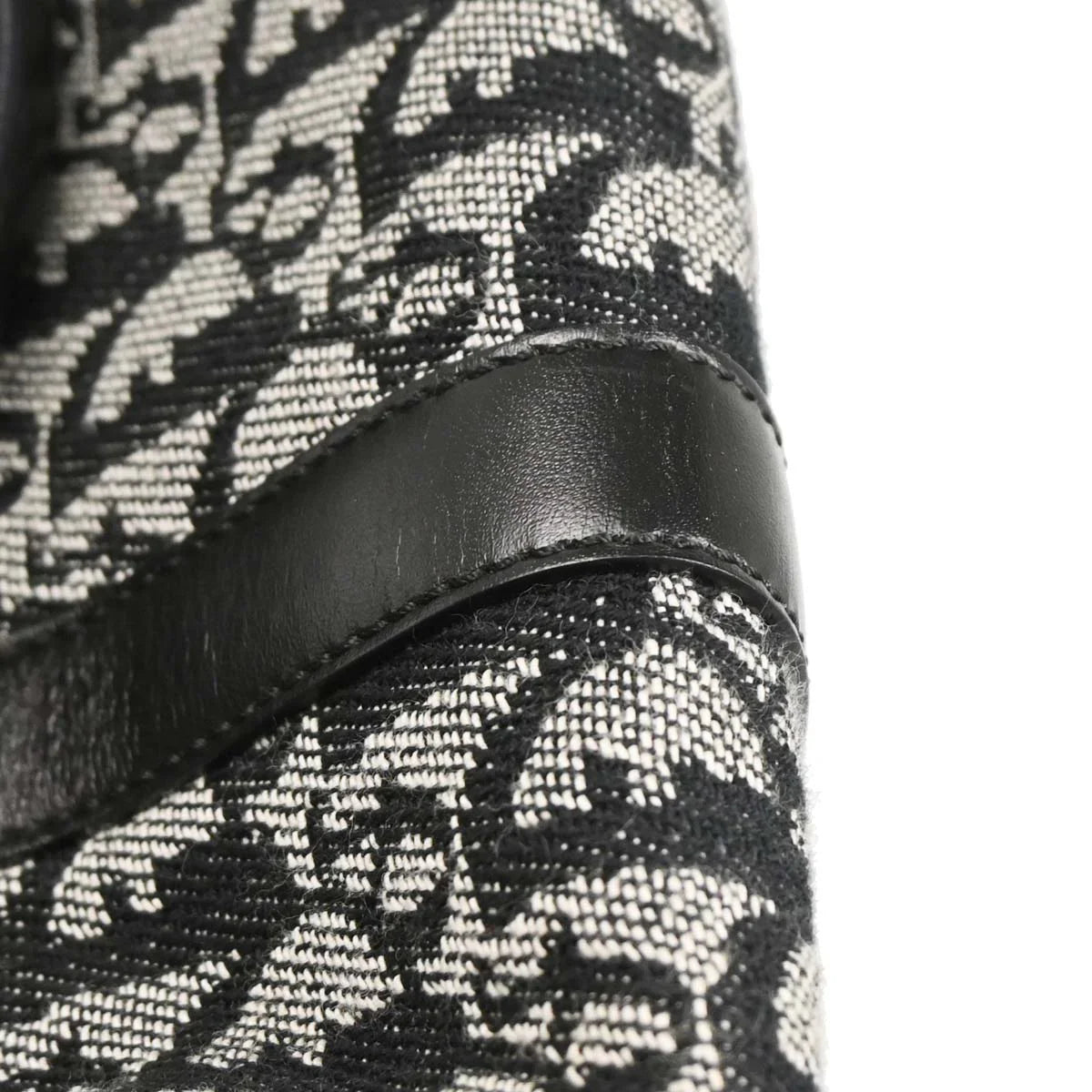 Christian Dior 2002 Black Trotter Handbag