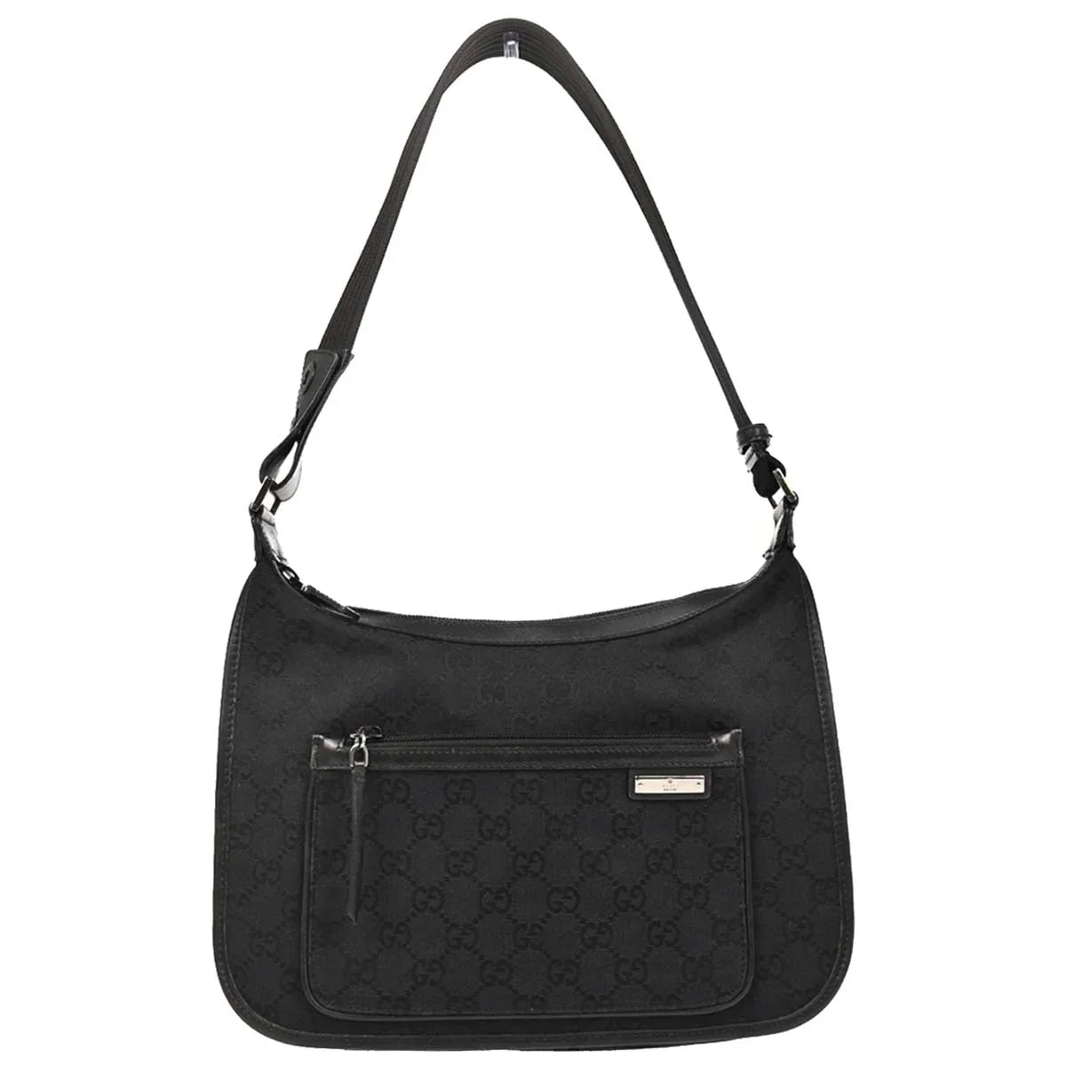 Gucci Black GG Hobo Handbag