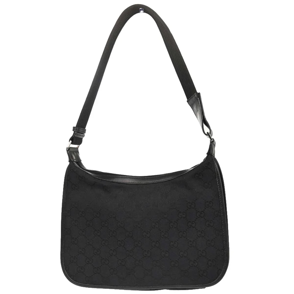 Gucci Black GG Hobo Handbag