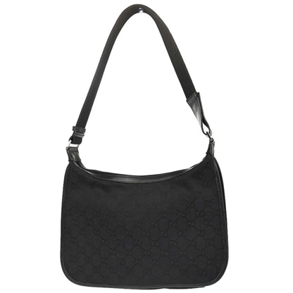 Gucci Black GG Hobo Handbag
