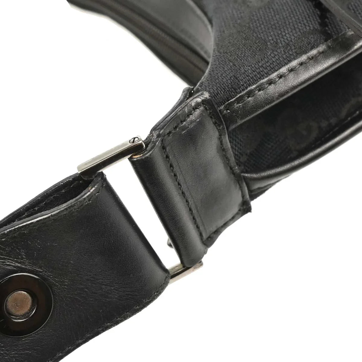 Gucci Black GG Hobo Handbag