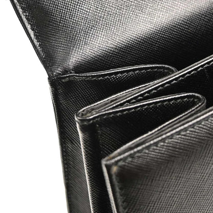 Salvatore Ferragamo Black Leather Gancini 2way Shoulder Handbag
