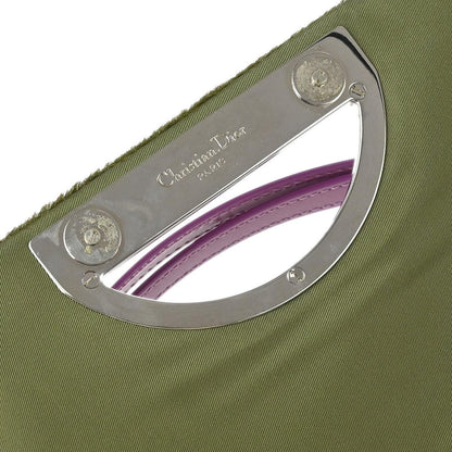 Christian Dior * 2000 Moss Green Pony Hair Python Malice Pearl Handbag